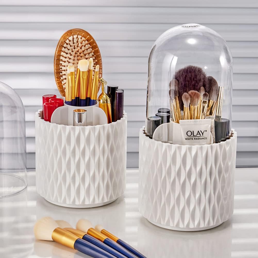 Organisateur Maquillage - MakeupBrushHolder™ - Capsule Blanc - ElieRangement