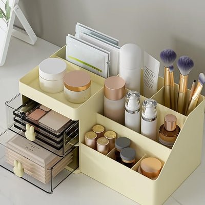 Rangement cosmétique - CosmeticStorageBox™ - Jaune - ElieRangement