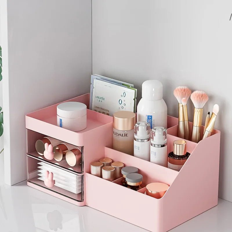 Rangement cosmétique - CosmeticStorageBox™ - Rose - ElieRangement